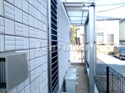 雨除け屋根 LIXILリクシル 独立式フーゴF 1階用 F型フラット屋根