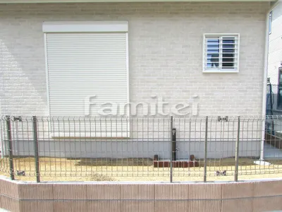 境界フェンス塀 LIXILリクシル ハイグリッドフェンスUF8型 化粧ブロック 久保田セメント CBセレクト