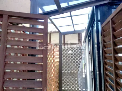 雨除け屋根 LIXILリクシル 独立式フーゴF 1階用 F型フラット屋根