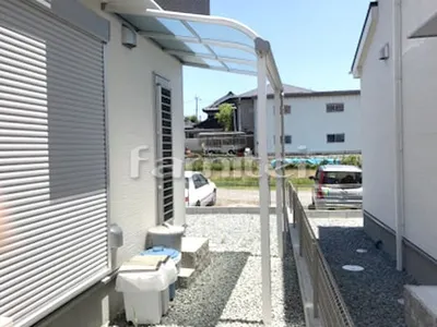 雨除け屋根 YKKAP ヴェクターテラス屋根(ベクター) 1階用 R型アール屋根