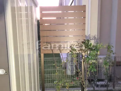 目隠しフェンス塀 F&F マイティウッド 平板 樹脂