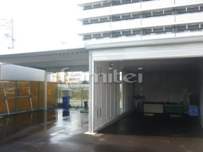 積雪カーポート YKKAP レオンポートneo 積雪50cm対応 折板屋根 横2台用(ワイド ツイン) F型フラット屋根 イナバ物置 ガレーディア GRN-3662H