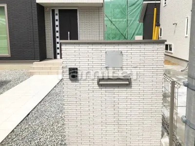 新築シンプル オープン外構