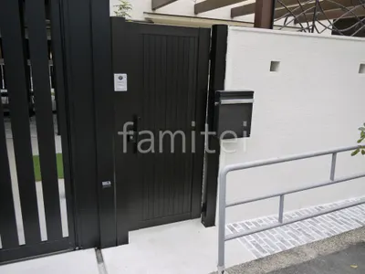 片開き 門扉 YKKAP シンプレオTM1型 たて目隠し 