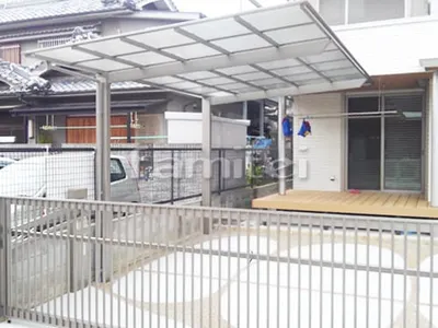 カーポート LIXILリクシル ネスカF 1台用(単棟) F型フラット屋根