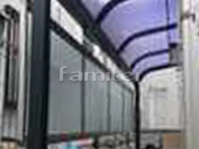 雨除け屋根 YKKAP ソラリアテラス屋根 1階用 R型アール屋根 目隠しパネル(前面 正面)2段 物干し