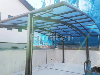 カーポート LIXILリクシル ネスカR 横2台用(ワイド ツイン) R型アール屋根