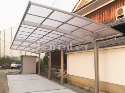 カーポート プライスポート 縦2台用(縦連棟) R型アール屋根