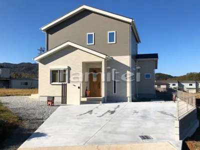 新築シンプル オープン外構