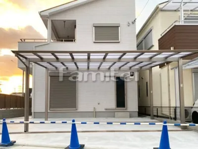 カーポート LIXILリクシル ネスカF 横2台用(ワイド ツイン) F型フラット屋根