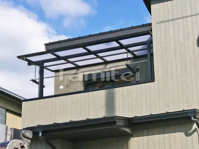 ベランダ屋根 LIXILリクシル スピーネ 2階用 F型フラット屋根 物干し