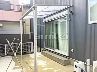 雨除け屋根 LIXILリクシル スピーネ 1階用 F型フラット屋根 物干し