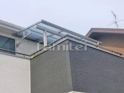 ベランダ屋根 YKKAP ソラリアテラス屋根 2階用 F型フラット屋根 物干し