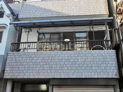 ベランダ屋根 LIXILリクシル スピーネ 2階用 R型アール屋根 物干し 既存テラス撤去