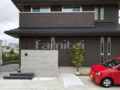 新築シンプル オープン外構