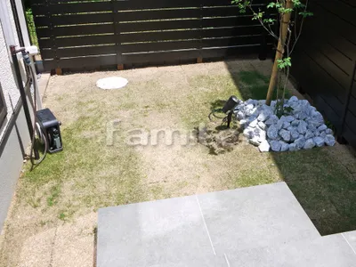 植栽 芝生張り 姫高麗芝