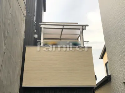 ベランダ屋根 YKKAP ソラリアテラス屋根 1階用 R型アール屋根