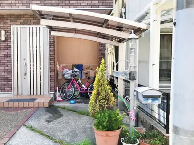 自転車バイク屋根 YKKAP レイナポートグランミニ 駐輪場屋根 サイクルポート R型アール屋根