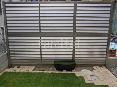 目隠しフェンス塀 四国化成 クレディフェンスG6型 採光ルーバータイプ