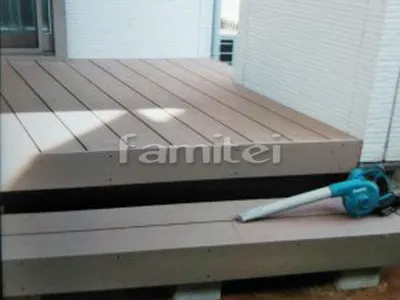 人工木材ウッドデッキ LIXILリクシル 樹ら楽ステージ(きらら) 樹脂