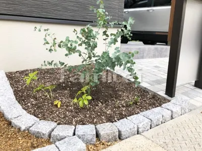 ピンコロ石花壇