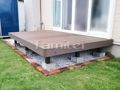 人工木材ウッドデッキ LIXILリクシル 樹ら楽ステージ(きらら) 樹脂