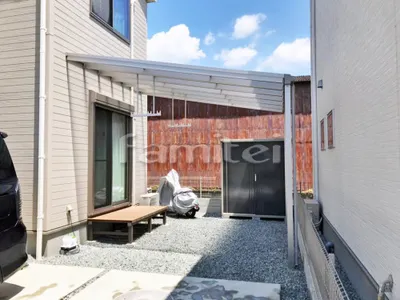 雨除け屋根 YKKAP ソラリアテラス屋根 1階用 F型フラット屋根 物干し