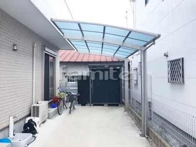 カーポート YKKAP レイナポートグラン 1台用(単棟) R型アール屋根