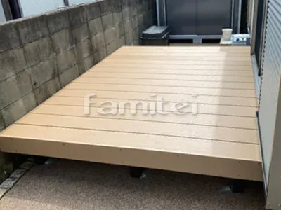 人工木材ウッドデッキ LIXILリクシル 樹ら楽ステージ(きらら) 樹脂