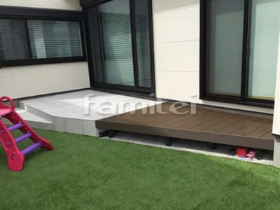 人工木材ウッドデッキ LIXILリクシル 樹ら楽ステージ(きらら) 樹脂