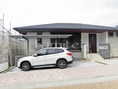 新築シンプル オープン外構