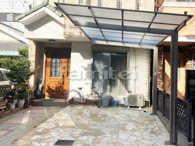 カーポート LIXILリクシル ネスカF 1台用(単棟) F型フラット屋根