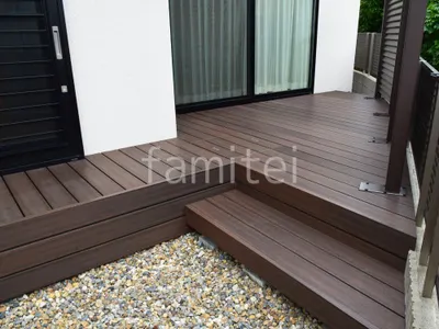 人工木デッキ  四国化成 人工木 ファンデッキHG 