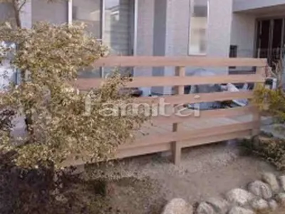 木製調目隠しフェンス塀 LIXILリクシル デザイナーズパーツ 平板