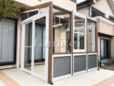 可動ルーバー 側面換気窓(網戸) 網戸