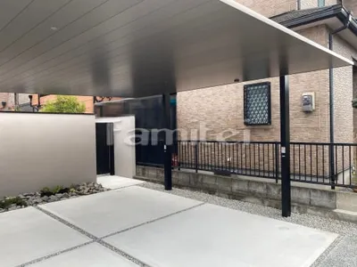 カーポート2台(ワイド) ツイン LIXIL カーポートSC フラット屋根 吊り下げ屋根