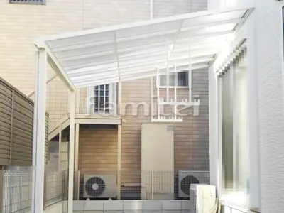 雨除け屋根 YKKAP ソラリアテラス屋根 1階用 F型フラット屋根 物干し