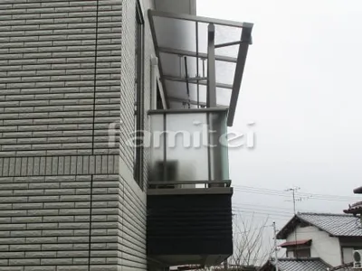 ２階ベランダ屋根  YKKAP ソラリアF フラット屋根 スタンダード 壁付