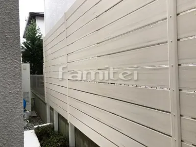 人工木・樹脂 フェンス（木調） F＆F マイティウッド ベーシック極 高尺タイプ 目隠し 木調・ラティス 樹脂