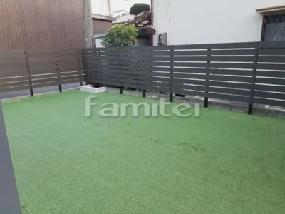 お客様ご支給品 グッドライフウッド 人工芝敷き