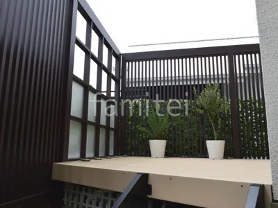 木製調目隠しフェンス LIXILリクシル 木製調Gスクリーン 角格子