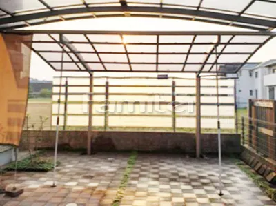 カーポート LIXILリクシル ネスカR 1台用(単棟) R型アール屋根