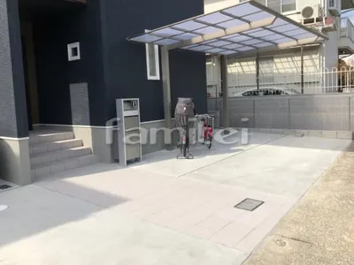 駐車場ガレージ床 土間コンクリート 伸縮目地