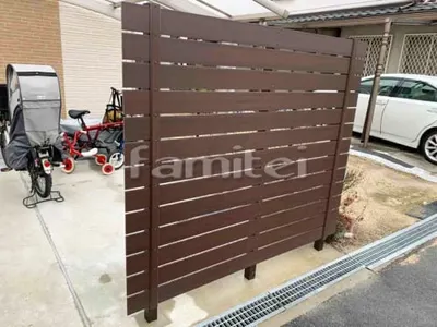 目隠しフェンス塀 F&F マイティウッドベーシック 高尺タイプ