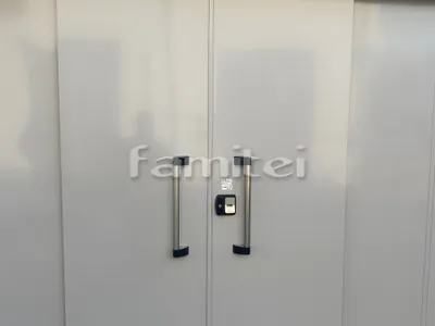 スチール 物置 ヨドコウ エルモ 7232×2914×2355 LMD-7229HL 左扉 