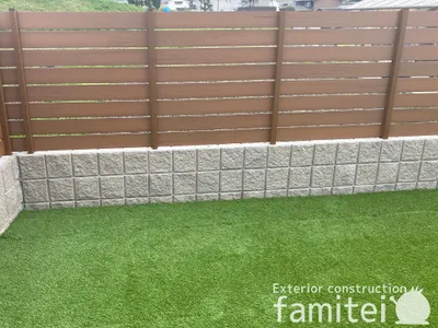 人工木・樹脂 フェンス（木調） F＆F マイティウッド ベーシック極 目隠し 木調・ラティス 樹脂