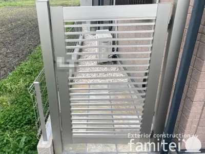 片開き 門扉 YKKAP シンプレオYB2型 横格子 