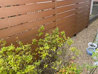 人工木・樹脂 フェンス（木調） F＆F マイティウッド ベーシック極 目隠し 木調・ラティス 樹脂