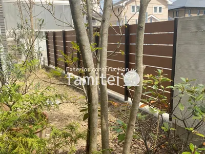 人工木・樹脂 フェンス（木調） F＆F マイティウッド ベーシック極 目隠し 木調・ラティス 樹脂