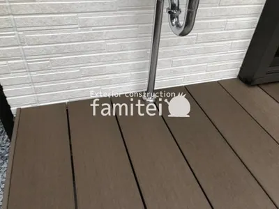 人工木デッキ  LIXIL 人工木 樹ら楽ステージ 